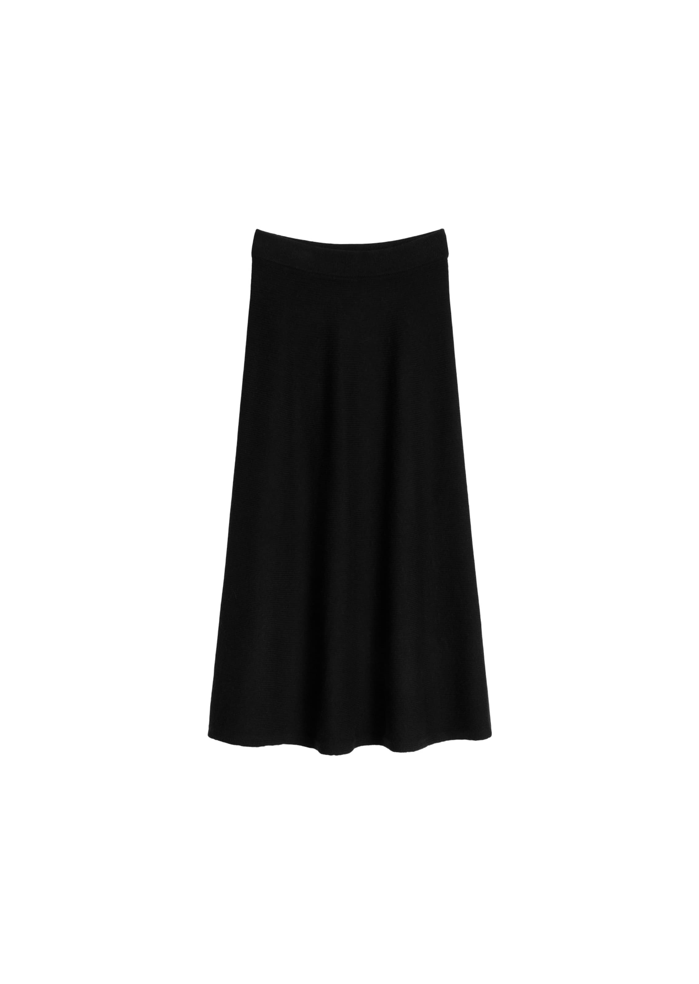 Marc O'Polo DENIM Rok in Zwart: voorkant