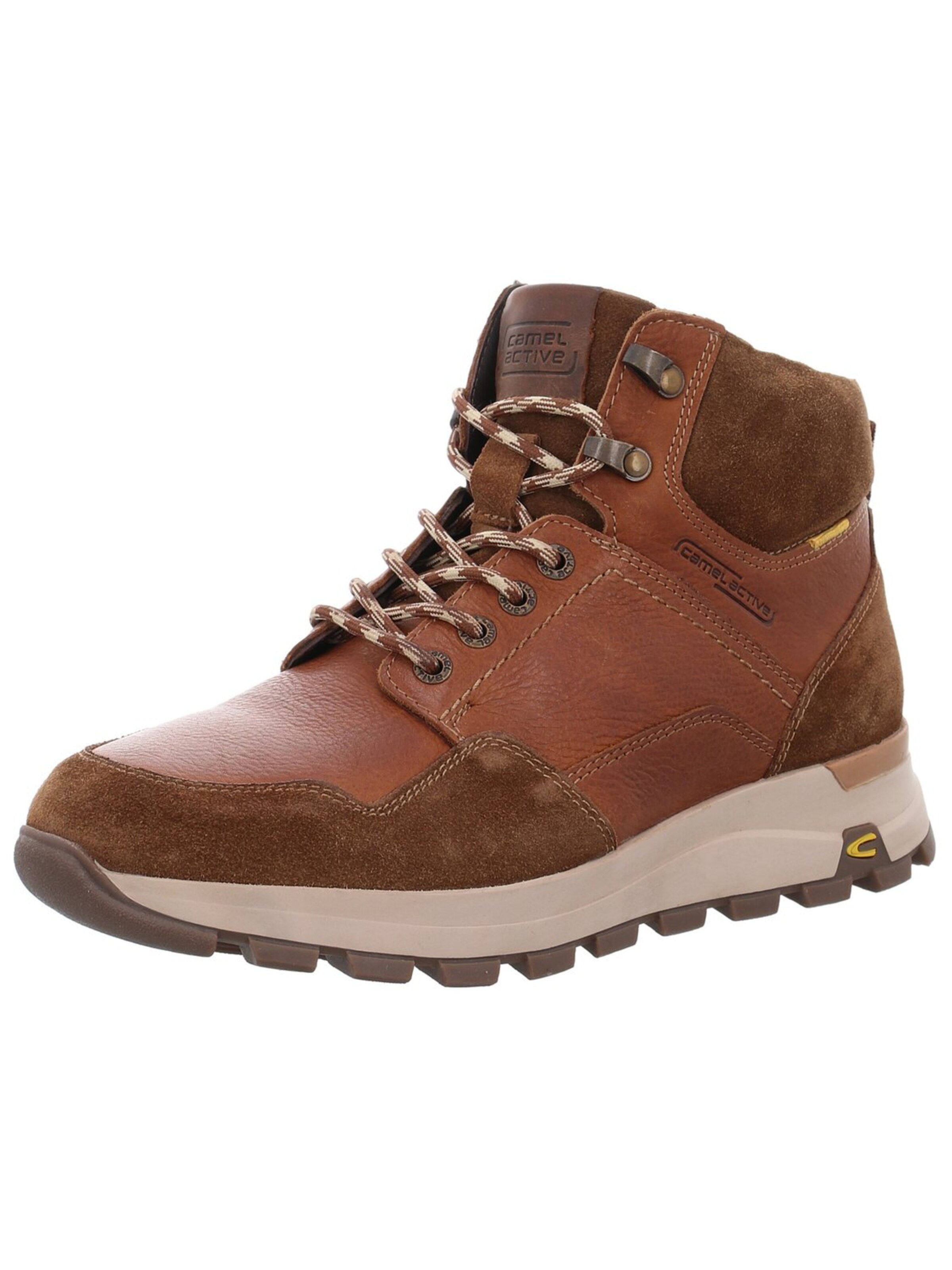 CAMEL ACTIVE Boots 'Herren Stiefelette 55DIF06142470 Echt Leder in braun' in Brown: front