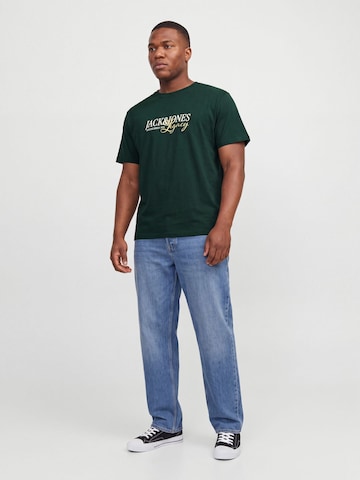 T-Shirt 'JJJade' Jack & Jones Plus en vert