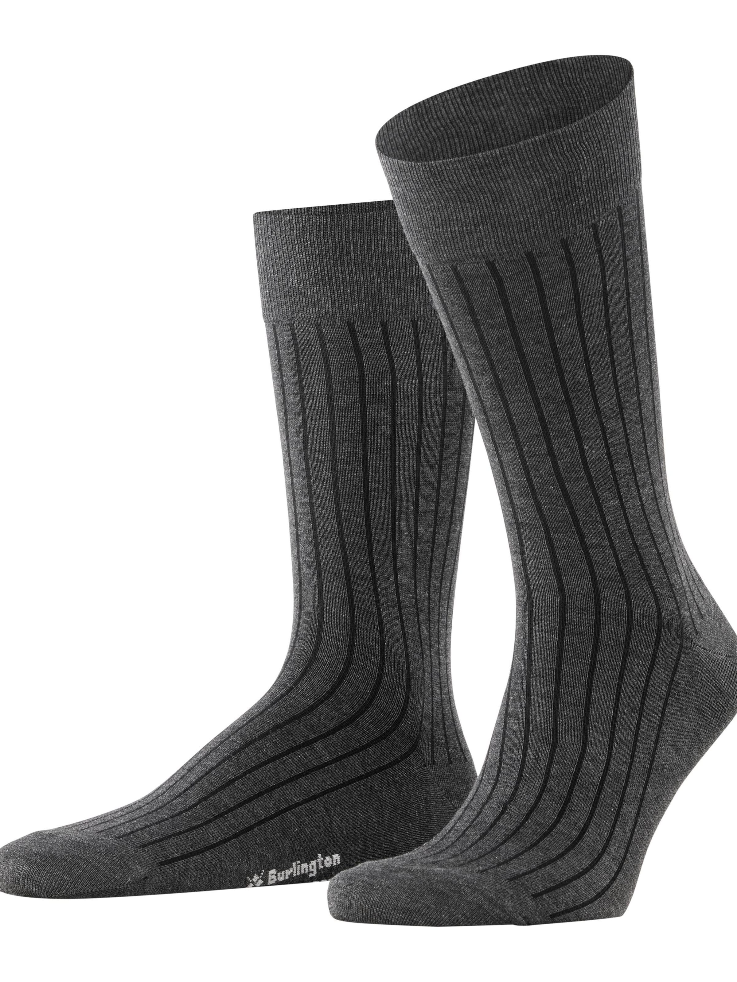 BURLINGTON Socks in Grey: front