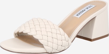 STEVE MADDEN Mules in Beige: front