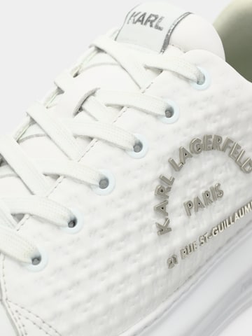 Sneaker low de la Karl Lagerfeld pe alb