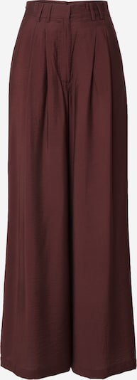 Guido Maria Kretschmer Collection Plissert bukse 'Finja' i mørkebrun, Produktvisning