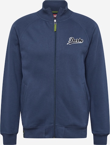 Derbe Sweat jacket in Blue: front