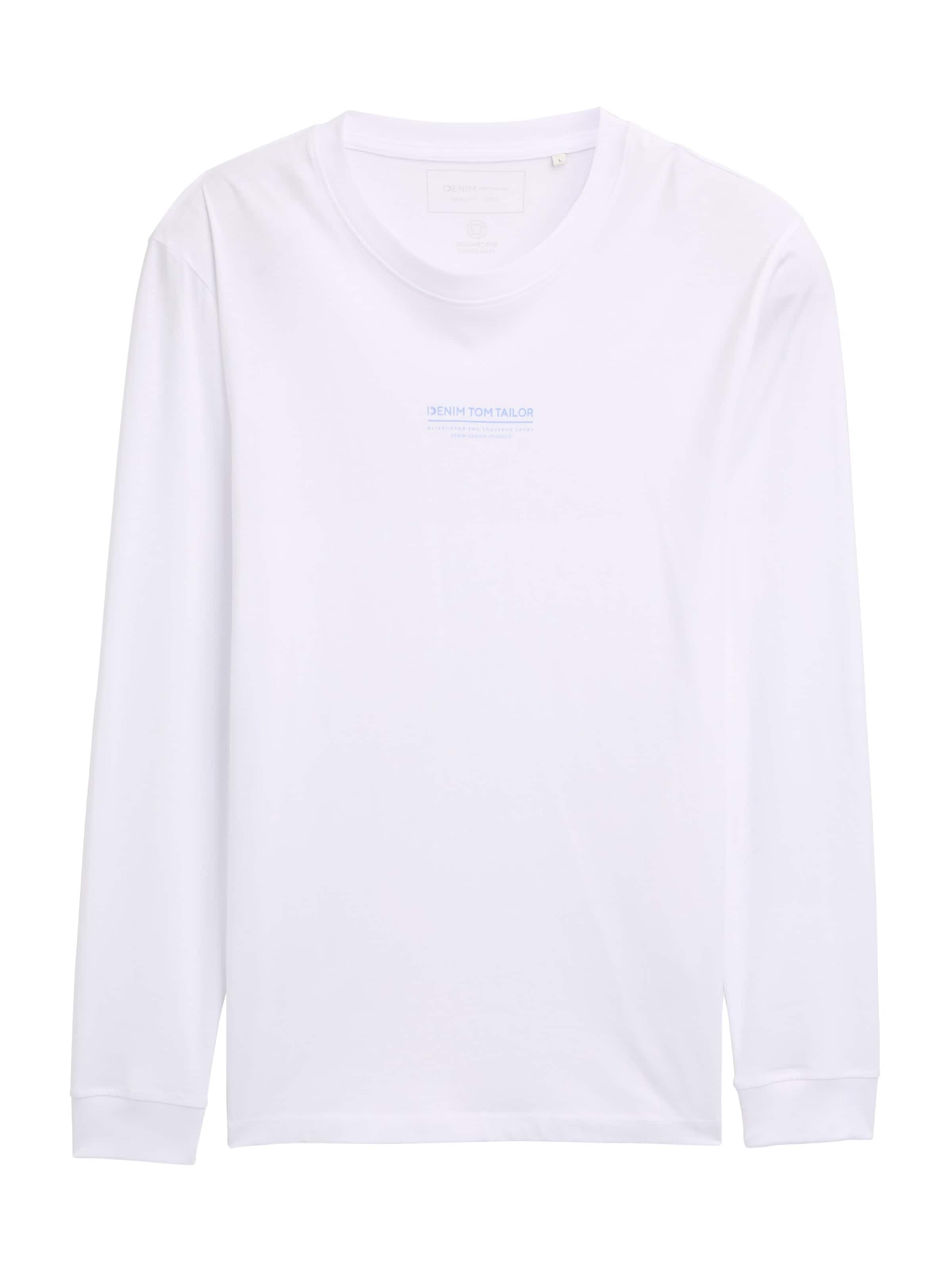 Maglietta di TOM TAILOR DENIM in bianco: frontale