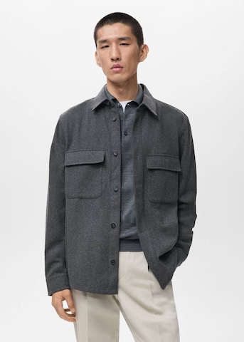 MANGO MAN Between-Season Jacket 'Margon' in Grey: front