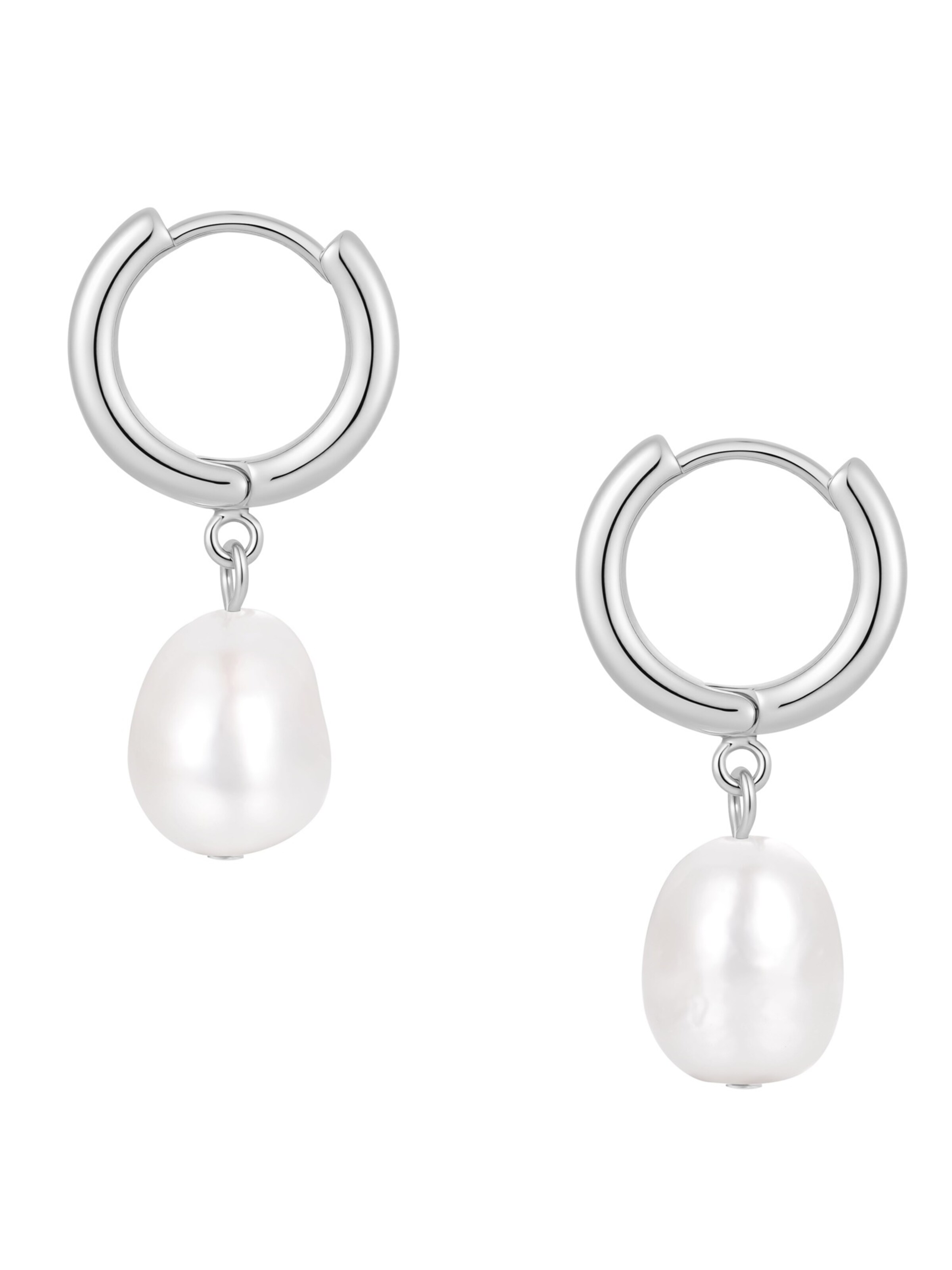 Orecchini di Lulu & Jane in bianco: frontale