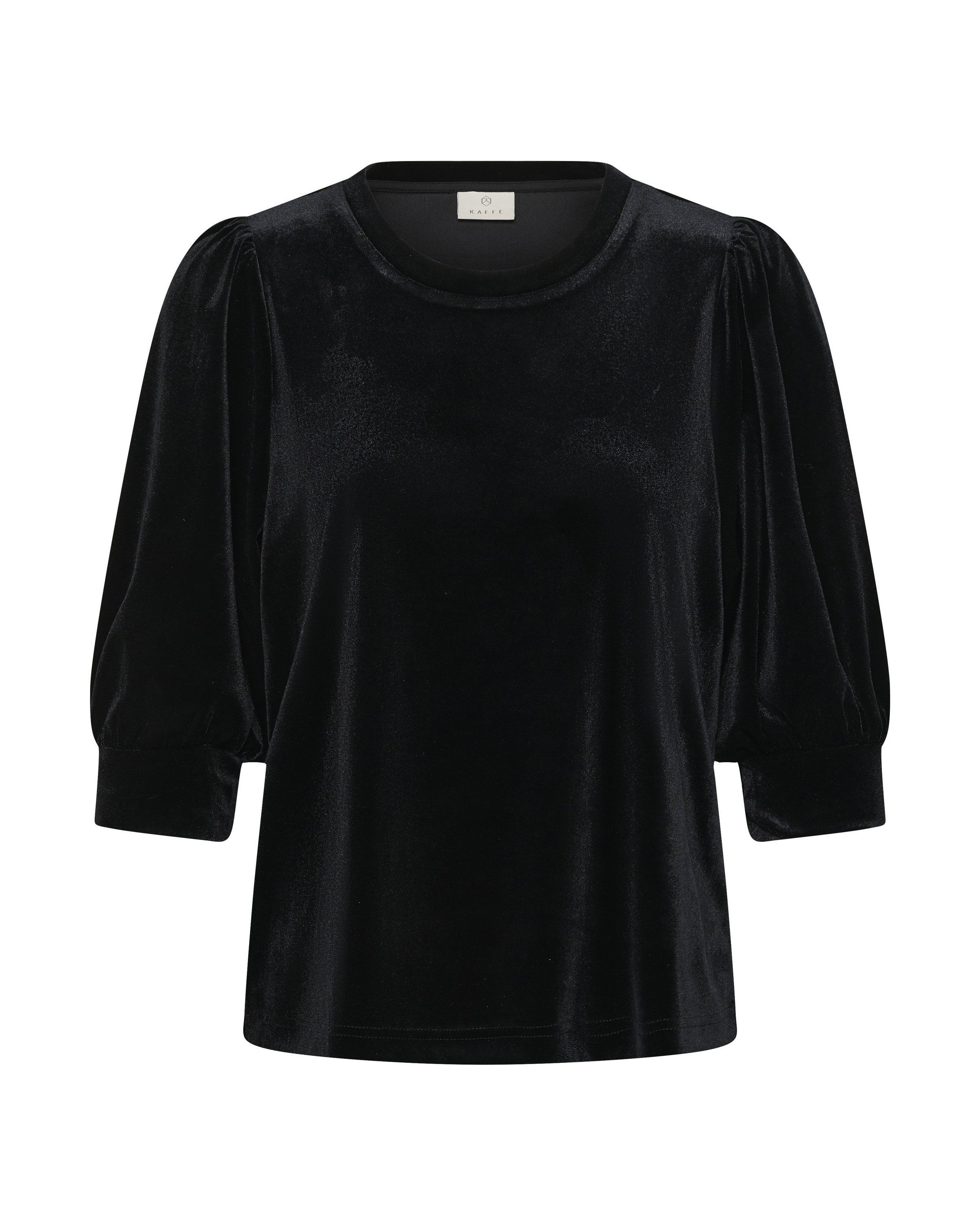 Kaffe - Blusa em preto: frente