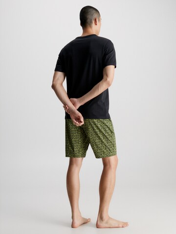 Pyjama court Calvin Klein Underwear en vert