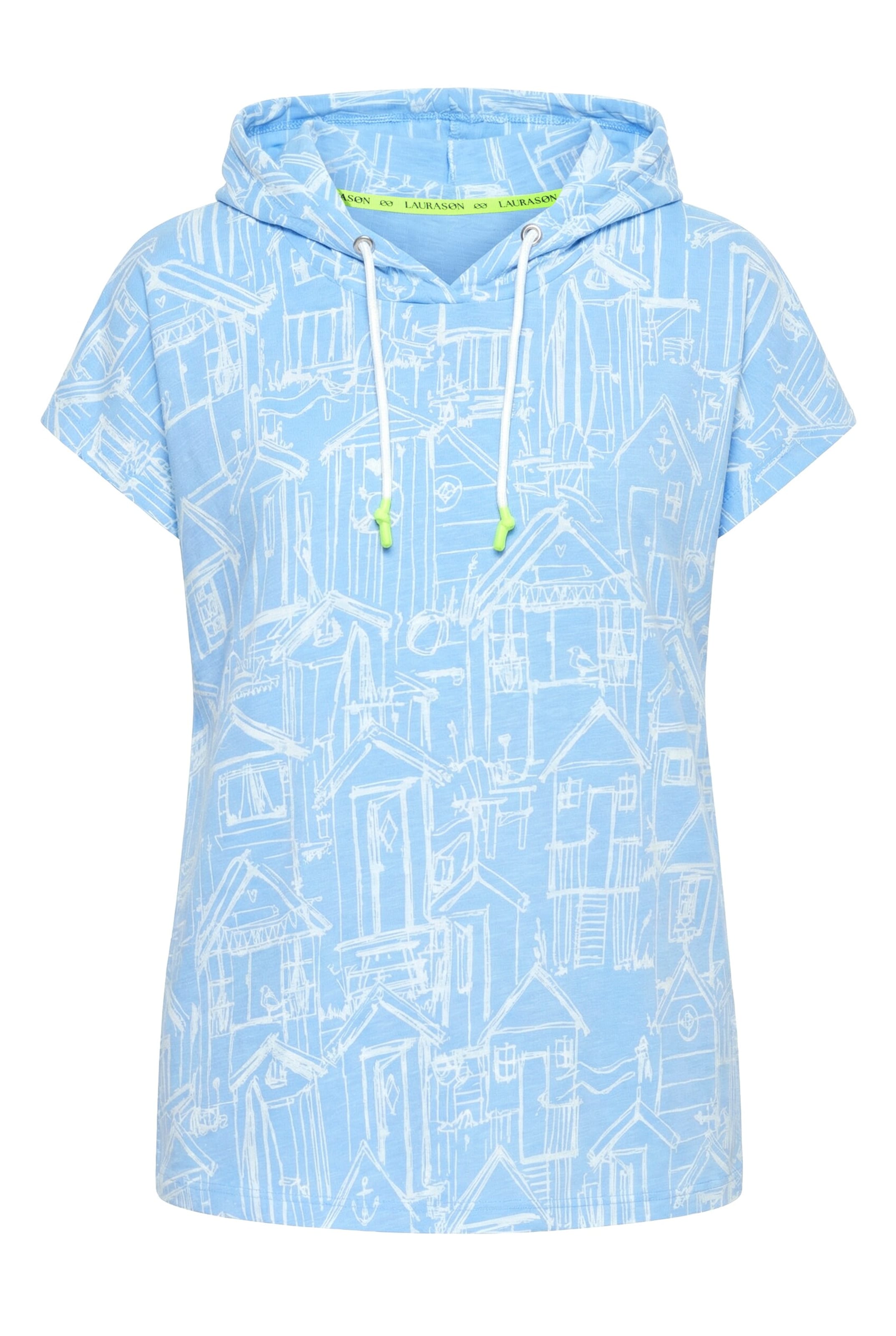 LAURASØN Shirt in Blue: front