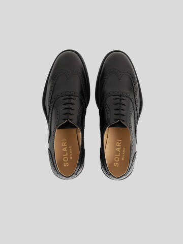 Solari Milano Lace-up shoe 'Brogue' in Black