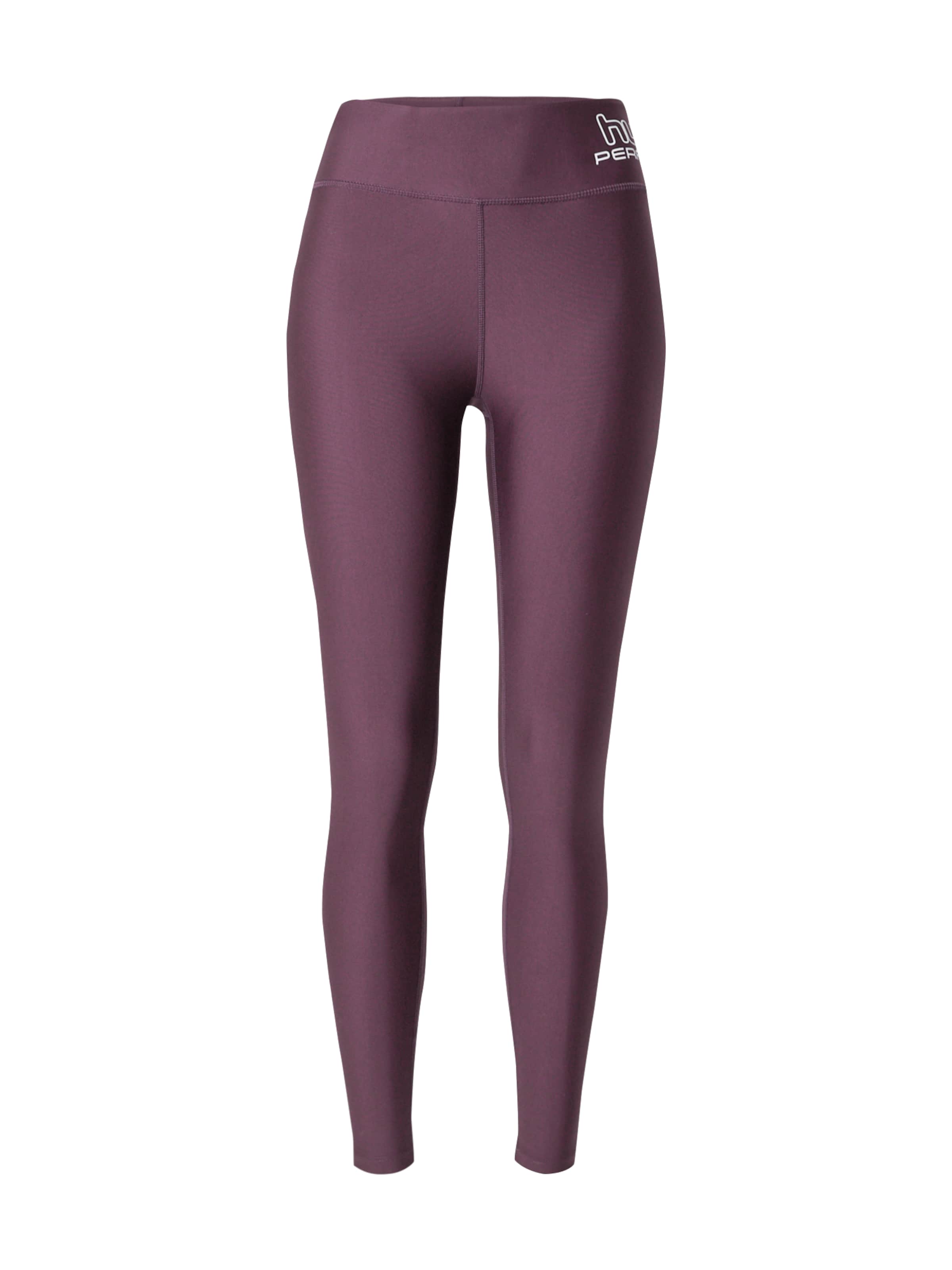 Hummel Skinny Sportovní kalhoty 'Fundamental' – fialová: přední strana