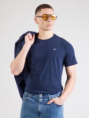 HOLLISTER Μπλουζάκι σε μπλε: μπροστά