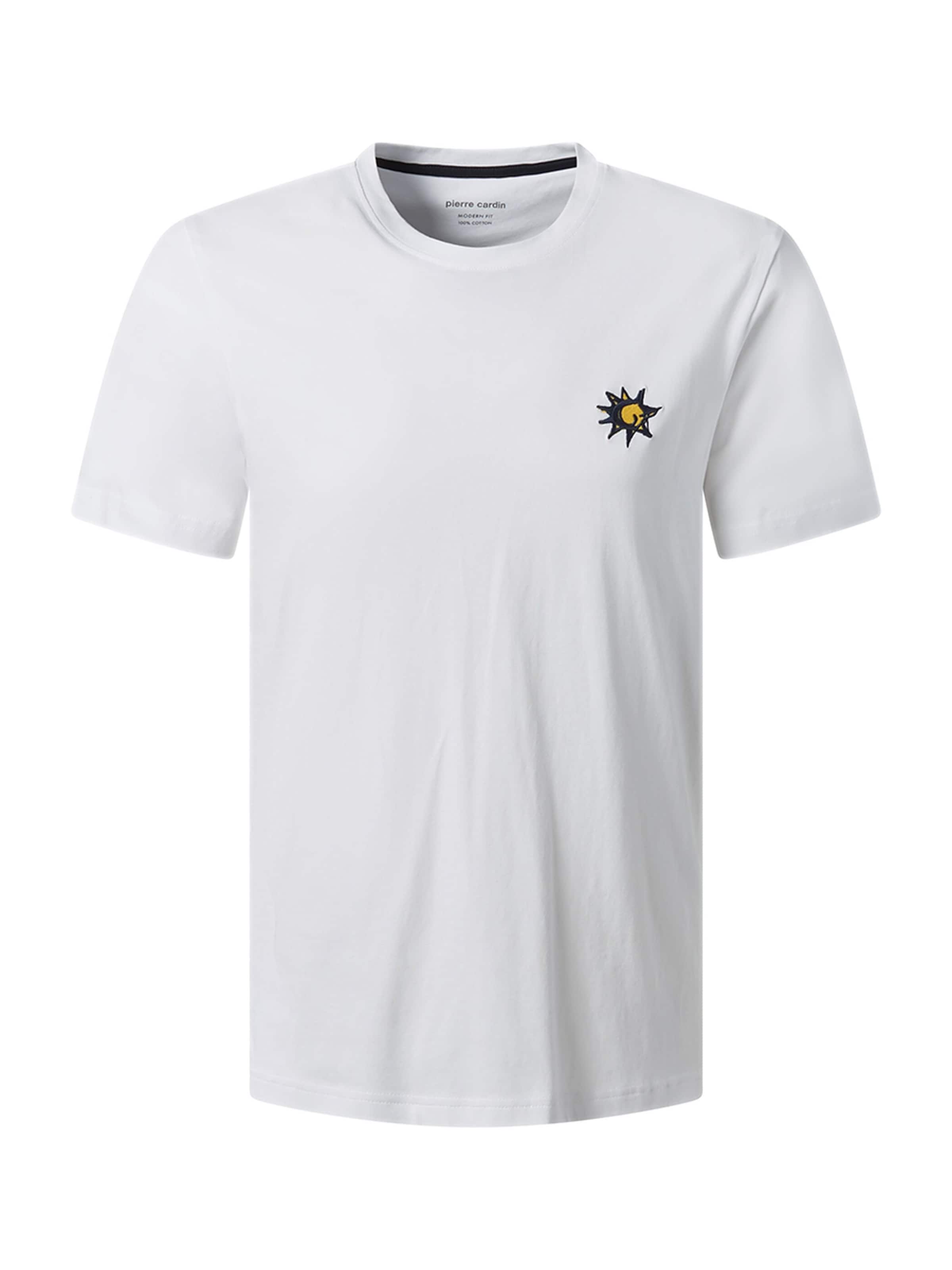 T-Shirt PIERRE CARDIN en blanc : devant