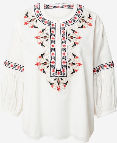 Summum Blouse in Navy / Gold / Red / Off white, Item view