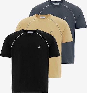T-Shirt Moxx Paris en jaune : devant