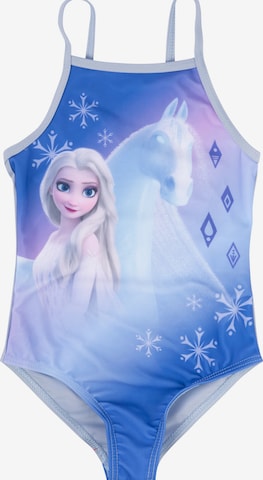 Disney Frozen Swimsuit 'Elsa Frozen' in Blue: front