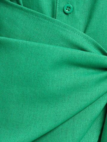 Calli - Vestido camisero 'ZAC' en verde