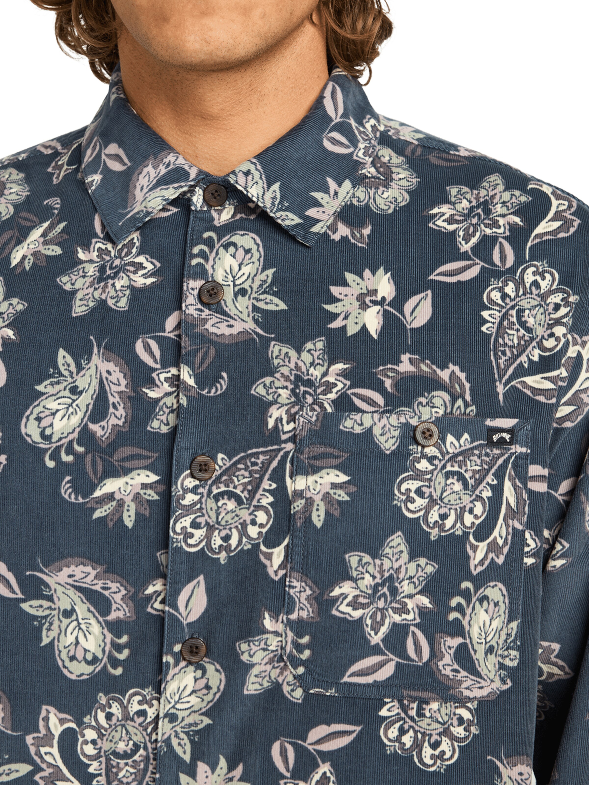 BILLABONG Regular fit Button Up Shirt 'Solana' in Blue