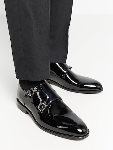 Jerelyn Creado Šněrovací boty 'Dario Double Monk Strap' – černá