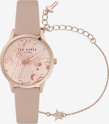 Ted Baker Analog Watch 'Fitzrovia' in Pink: front
