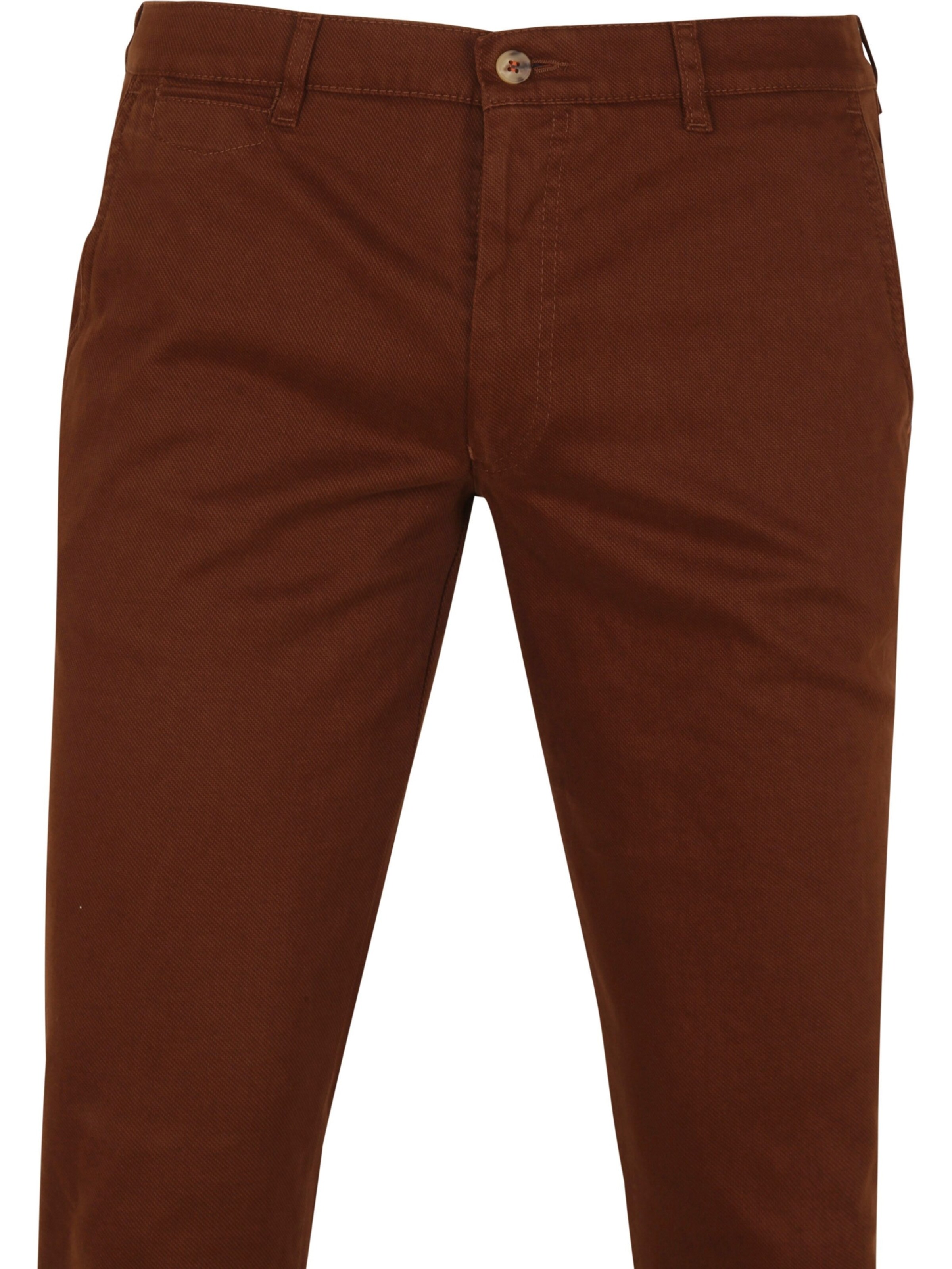 Suitable Regular Chino trousers 'Plato' in Brown