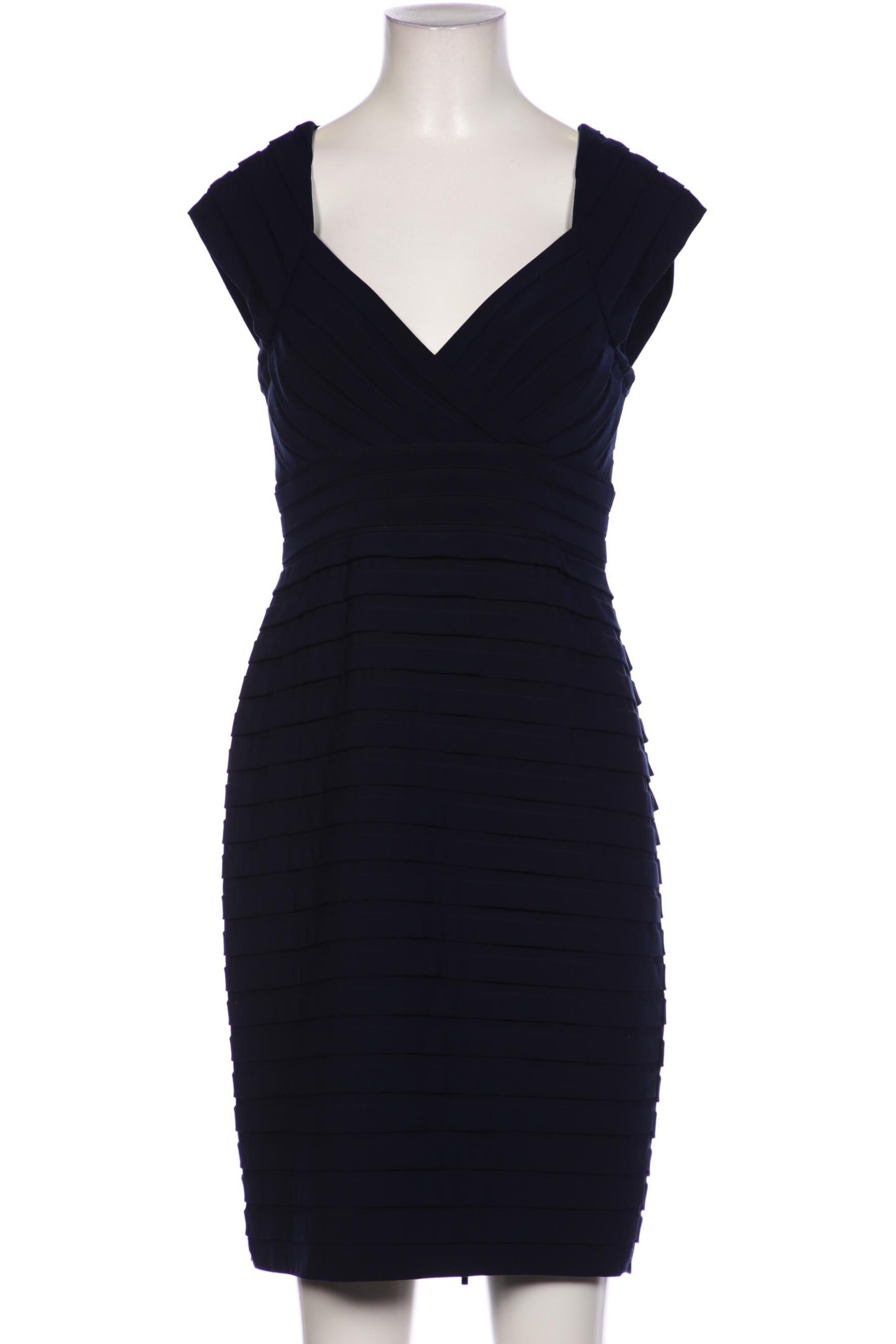 Adrianna Papell Vestido de buceo con estampado floral para mujer, Tonos de azul, 4