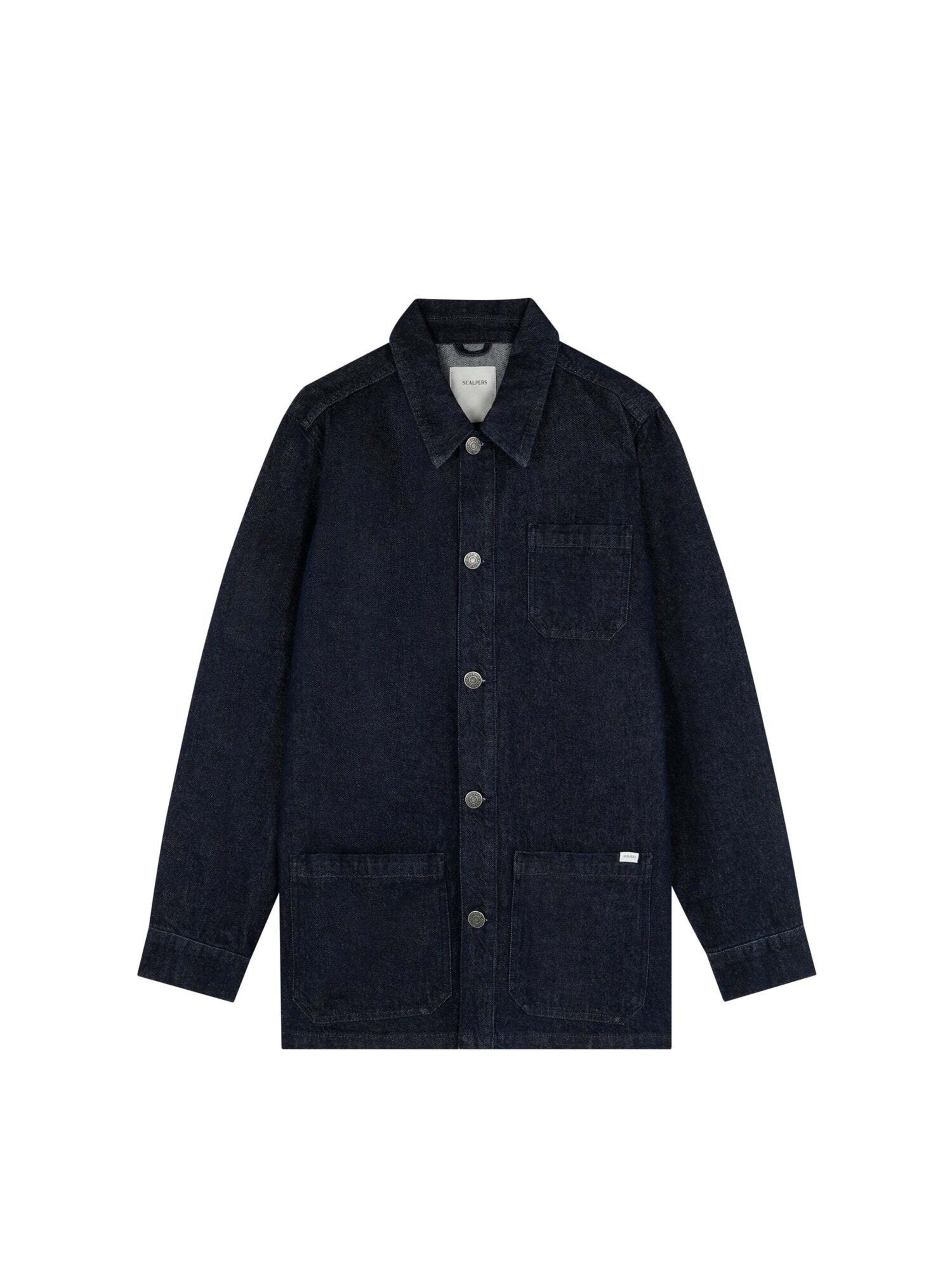 Scalpers Comfort Fit Skjorta ' ' i blå: framsida