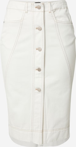 BOSSSuknja 'C_Varlina' - bijela boja: prednji dio