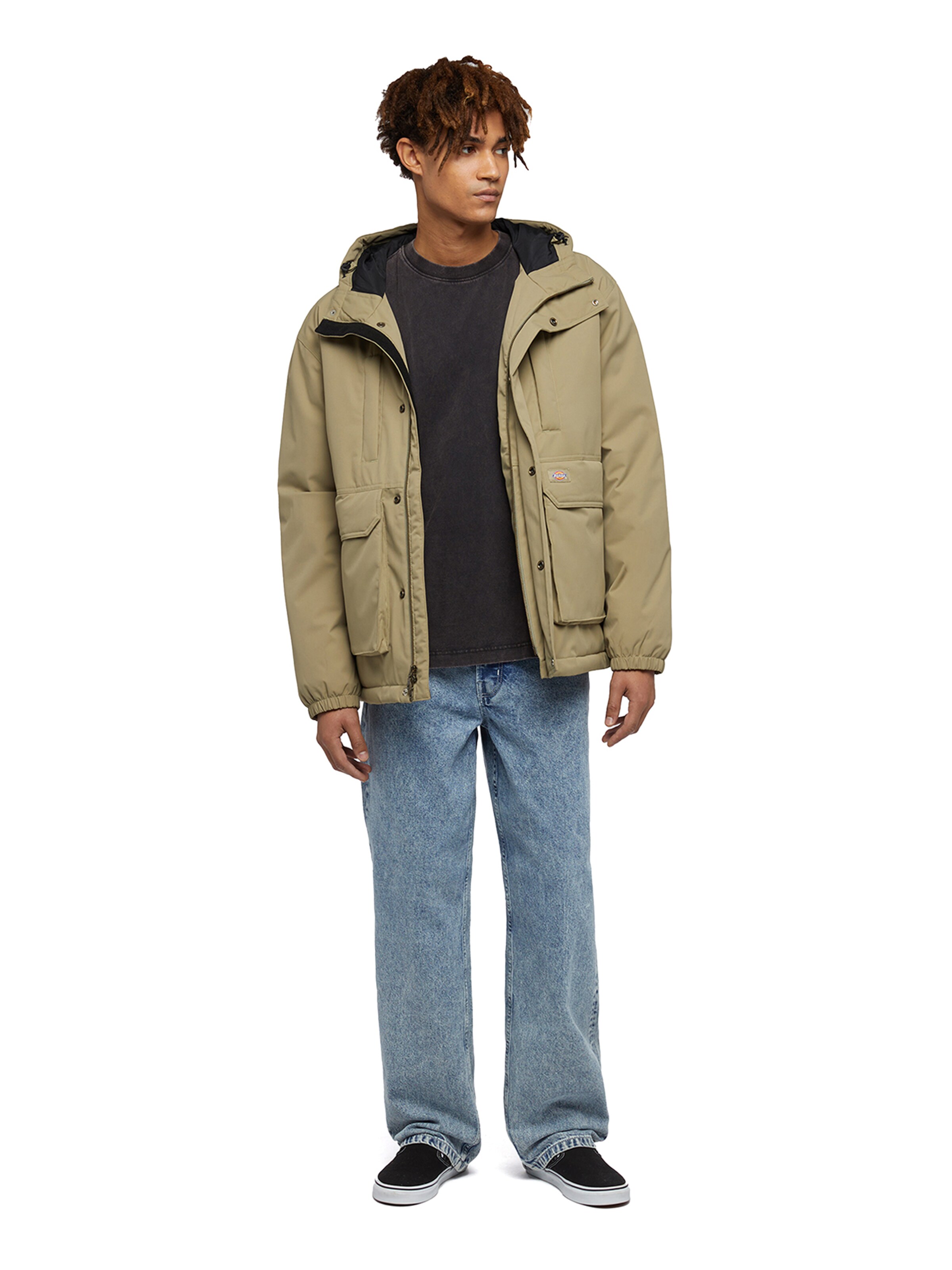 DICKIES Tričko – šedá