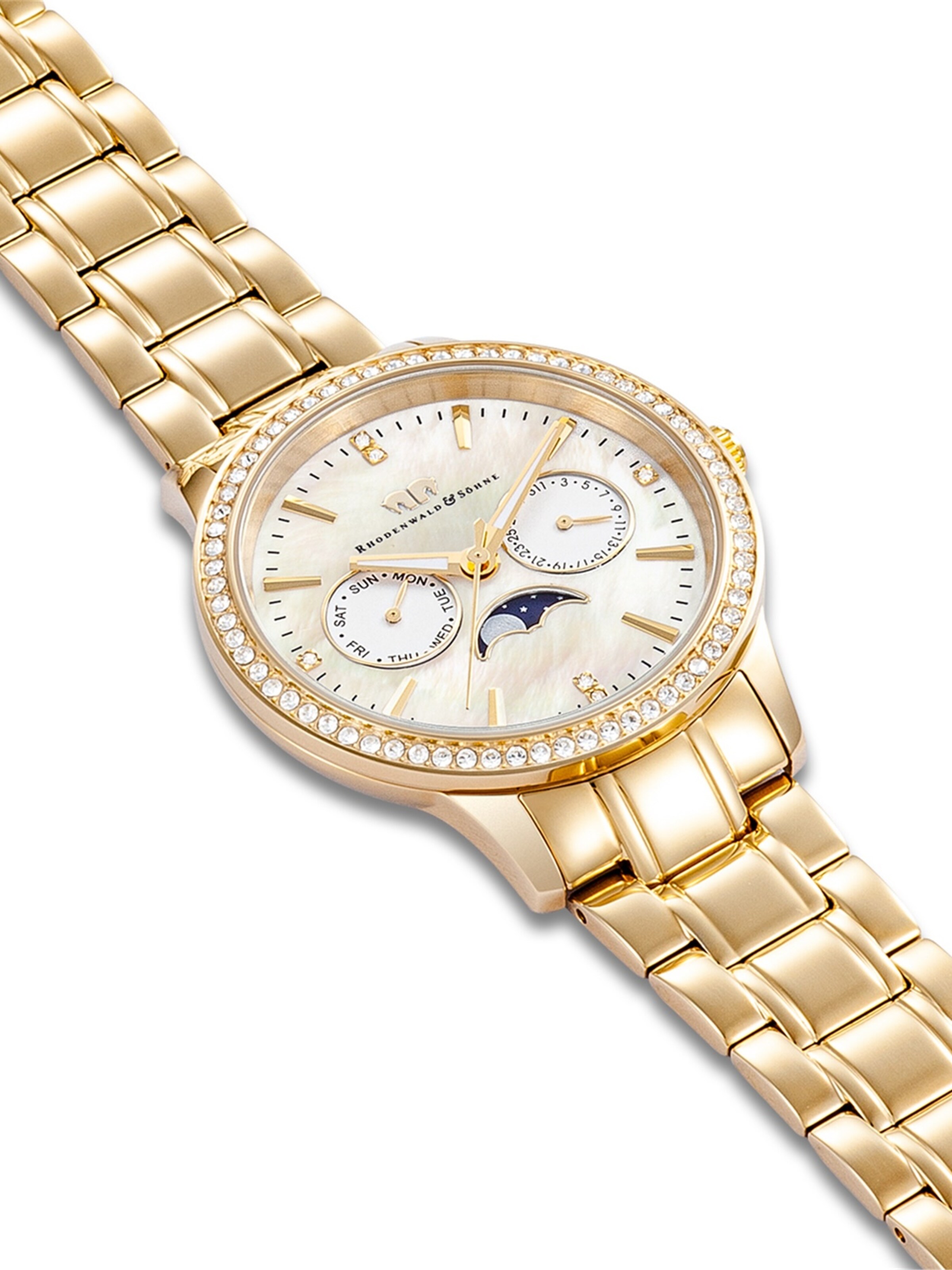 Montre à affichage analogique Rhodenwald & Söhne en or