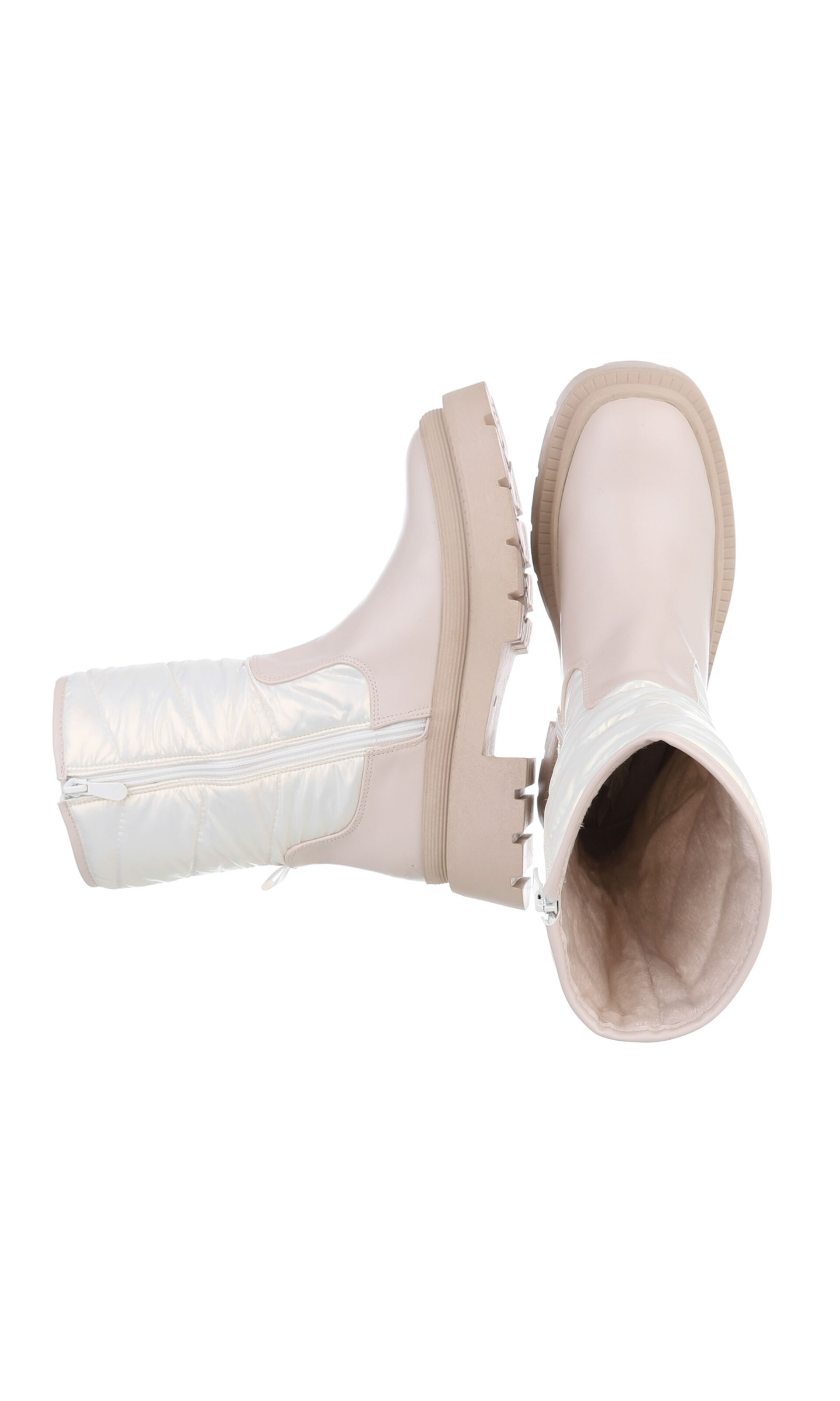 Ital-Design Ankle Boots in Beige