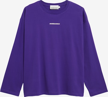 ARMEDANGELS Longsleeve FIETAA DIFFERENCE in Lila: Vorderseite