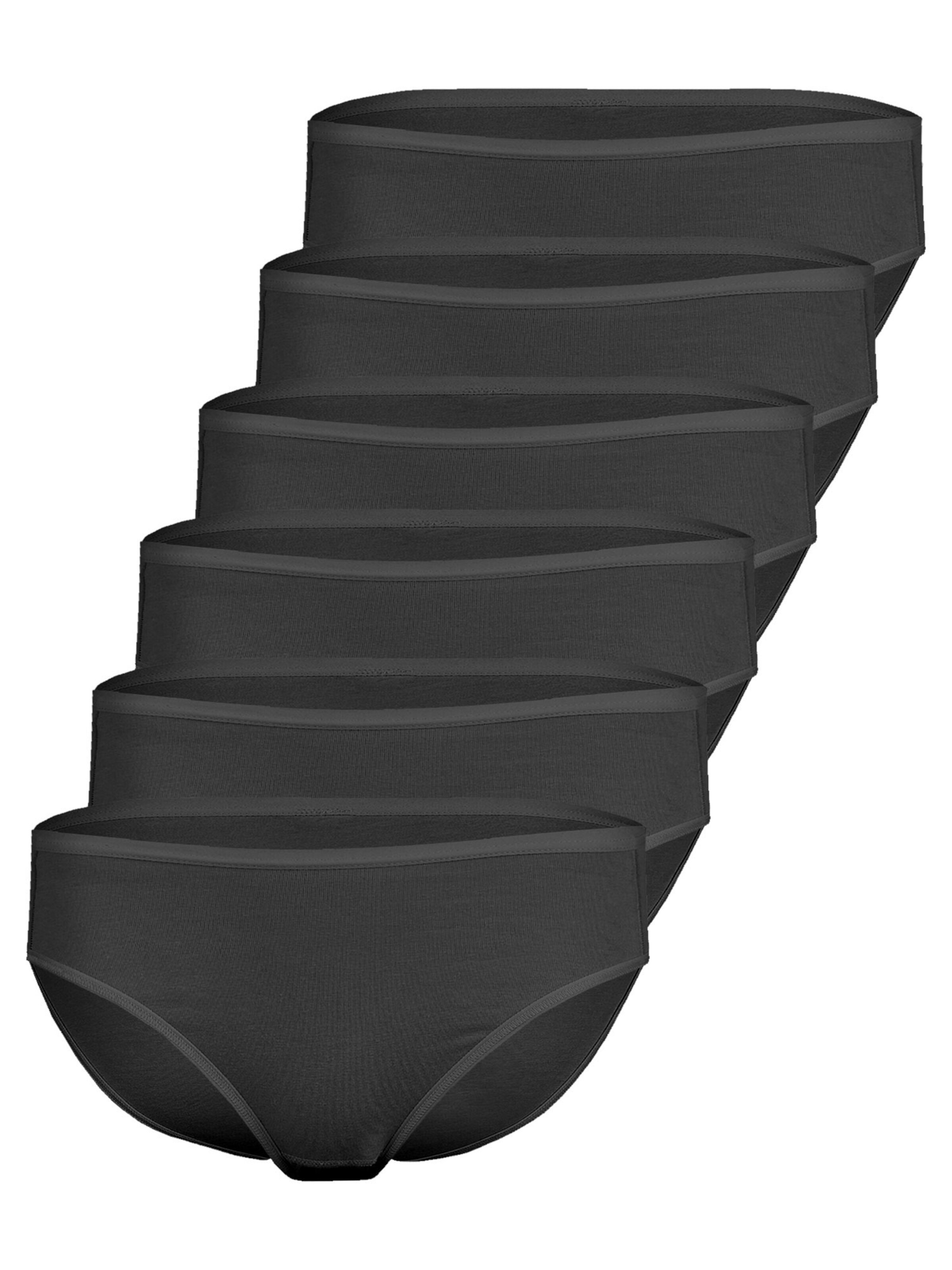 Nina von C. Slip 'Fine Cotton'‌‌‌‌‌‌‌ in Schwarz: Vorderseite