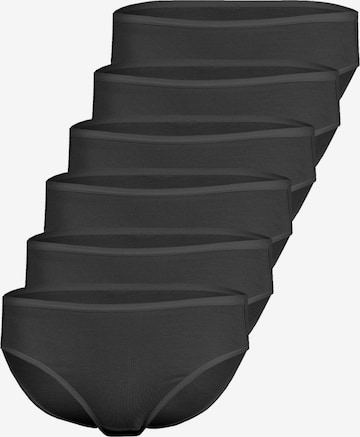 Nina von C. Slip 'Fine Cotton' in Schwarz: Vorderseite