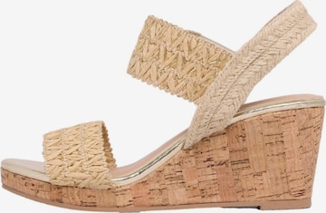 Sandales Lipsy en beige : devant
