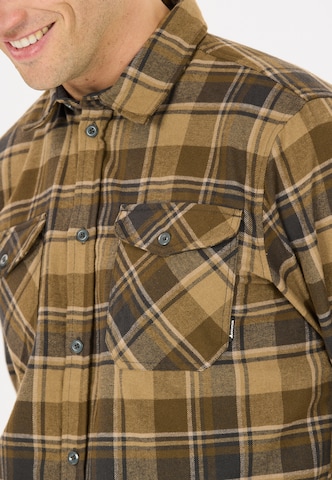 Whistler Regular Fit Hemd 'Bargo' in Braun