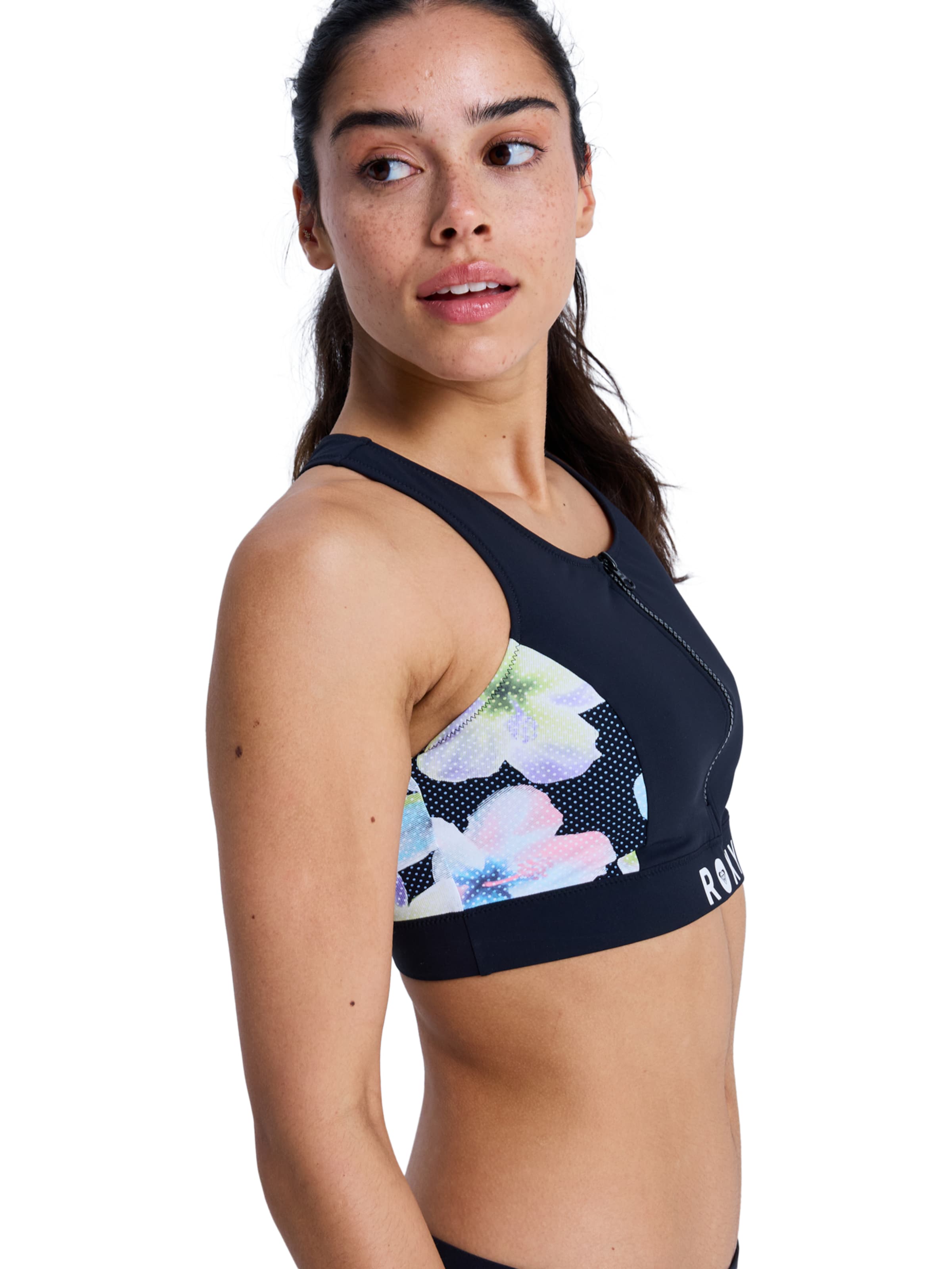 ROXY T-shirt Bikini Top in Black