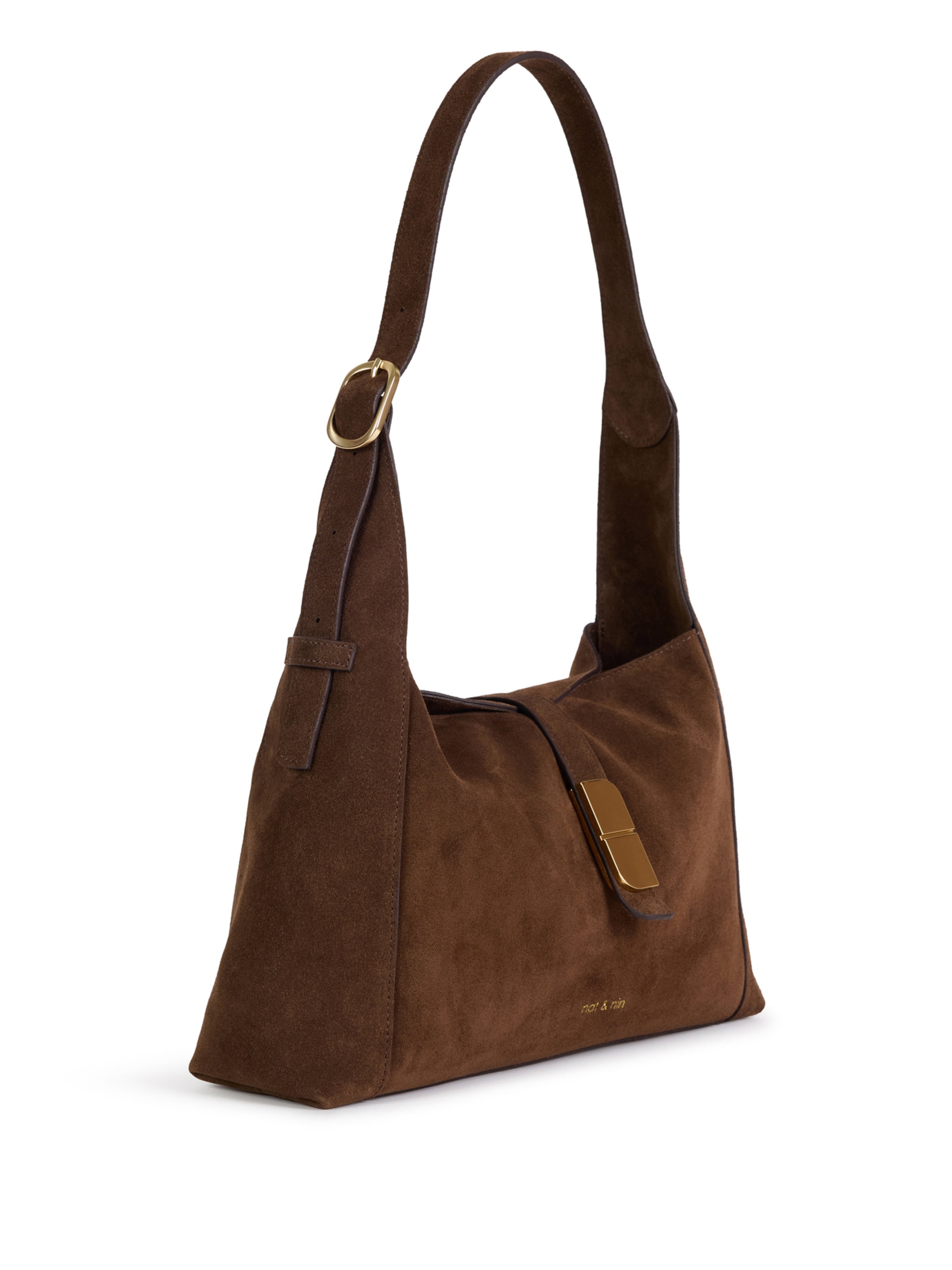 Nat&Nin Schoudertas 'Rachel' in Bruin
