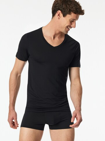 SCHIESSER T-Shirt ' Premium Modal ' in Schwarz: Vorderseite