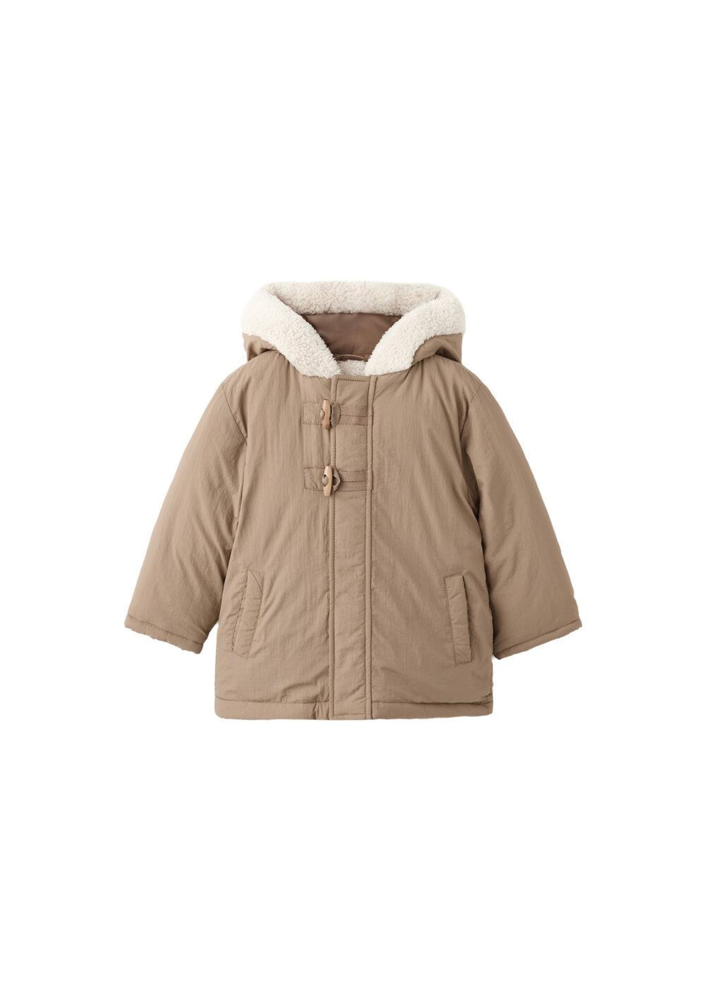MANGO KIDS Between-Season Jacket in Yellow: front