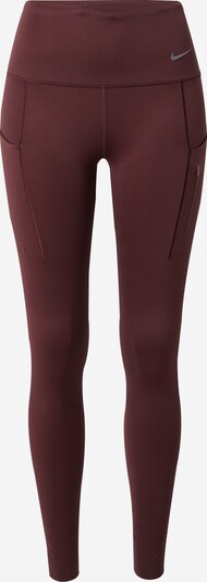 NIKE Sports trousers in Grey / Burgundy, Item view