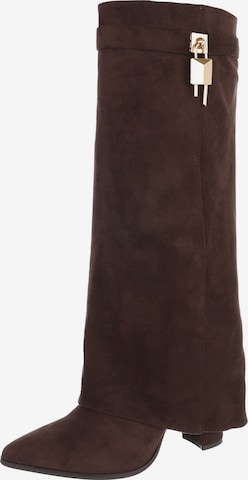 Ital-Design Stiefel in Braun: Vorderseite