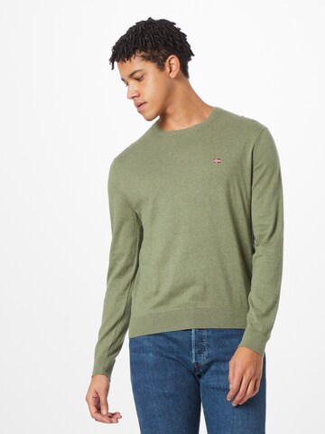 NAPAPIJRI Sweater 'DECATUR' in Green: front