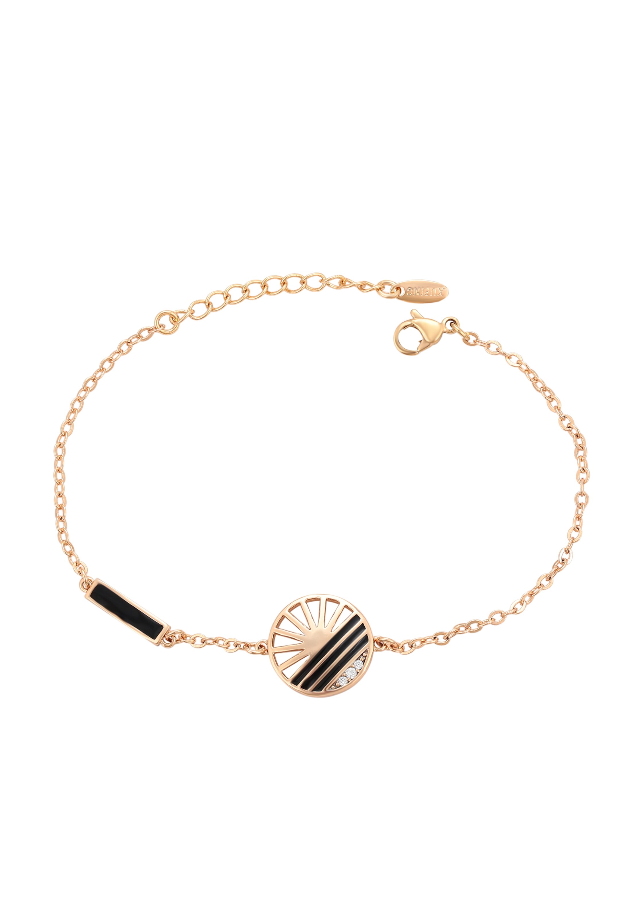 Bracelet faina en or : devant