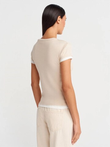 T-shirt Dilvin en beige