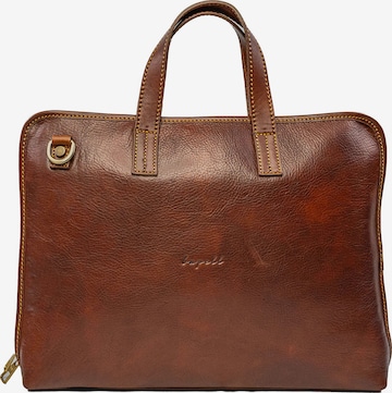 bupell Laptoptasche 'Pietro' in Braun: Vorderseite
