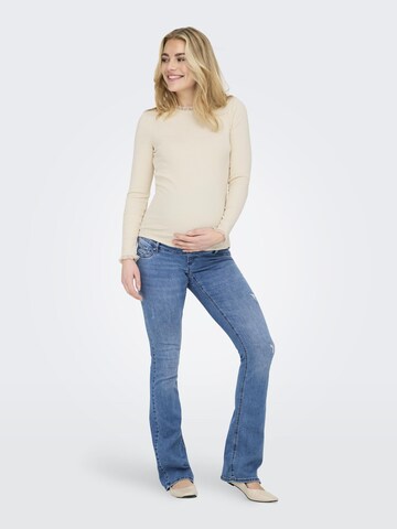 Only Maternity Shirt 'OLMLeslie' in Grijs