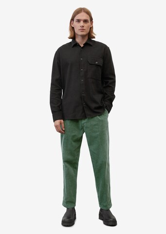 Marc O'Polo Regular Pleat-Front Pants 'Belsbo' in Green