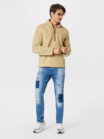 Only & Sons Sweter 'HOUSTON' w kolorze brązowy